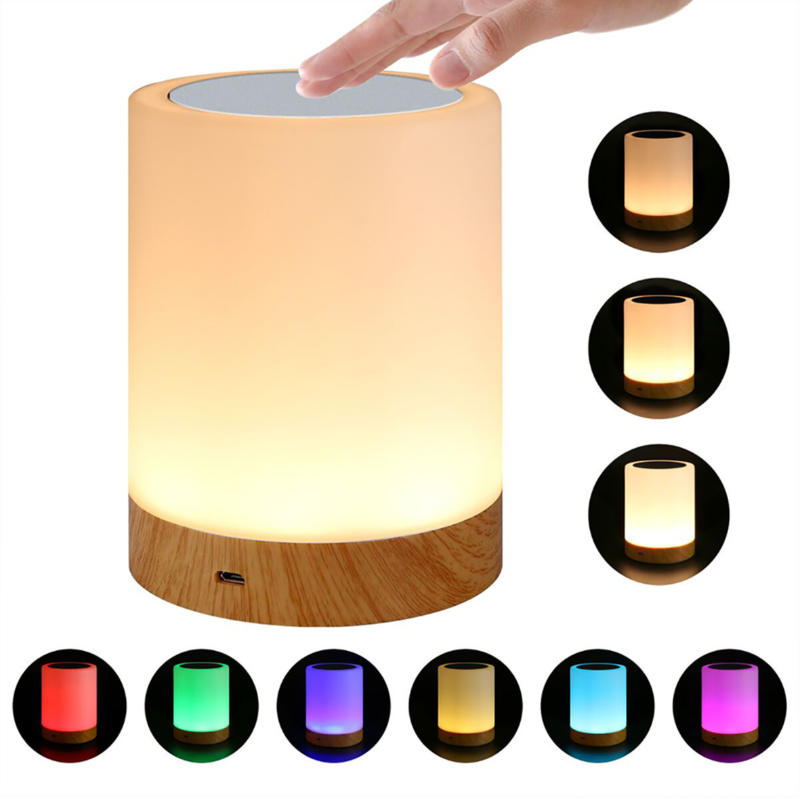Lâmpada LED decorativa Touch Recarregável