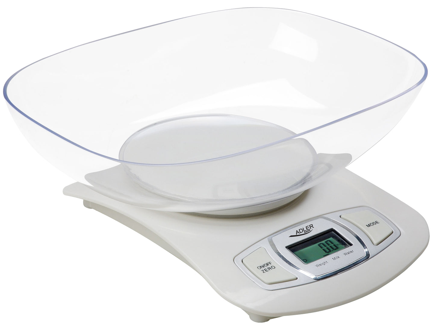 Kitchen scale with bowl ADLER AD3137W