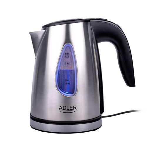 ADLER AD1203 1.0 L stainless steel kettle